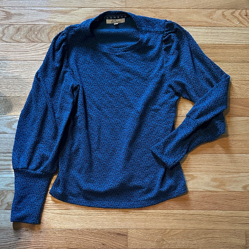 Elegant Navy Women's Blouse